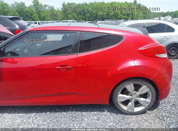 KMHTC6AD8HU321079 2017 HYUNDAI VELOSTER Красный Вид спереди