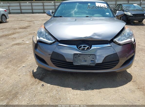 KMHTC6ADXGU260199 2016 HYUNDAI VELOSTER Gray Widok z przodu