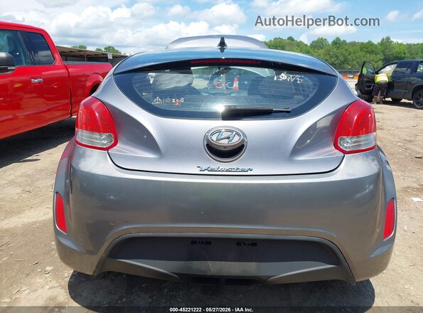 KMHTC6ADXGU260199 2016 HYUNDAI VELOSTER Gray 
