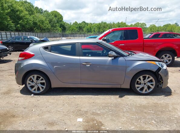 KMHTC6ADXGU260199 2016 HYUNDAI VELOSTER Gray Widok wnętrza z tyłu