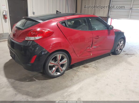 KMHTC6ADXGU295020 2016 HYUNDAI VELOSTER Red Trasero derecho
