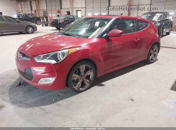 KMHTC6ADXGU295020 2016 HYUNDAI VELOSTER Red Vista tres cuartos delantera izquierda