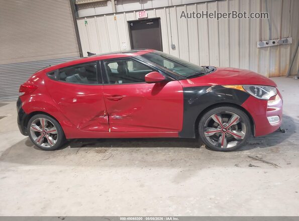 KMHTC6ADXGU295020 2016 HYUNDAI VELOSTER Red Vista interior trasera