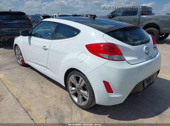 KMHTC6ADXHU312366 2017 HYUNDAI VELOSTER White Rear left