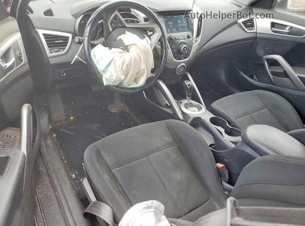 KMHTC6ADXHU317888 2017 HYUNDAI VELOSTER Blue Widok deski rozdzielczej