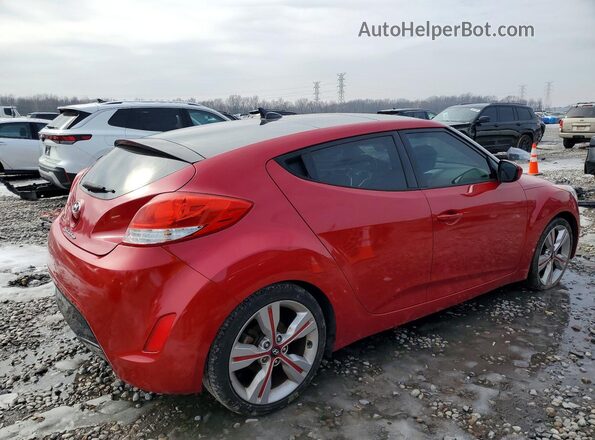 KMHTC6ADXHU321763 2017 HYUNDAI VELOSTER Red Trasero derecho