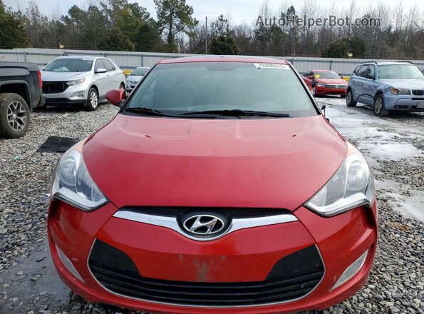 KMHTC6ADXHU321763 2017 HYUNDAI VELOSTER Red Vista frontal