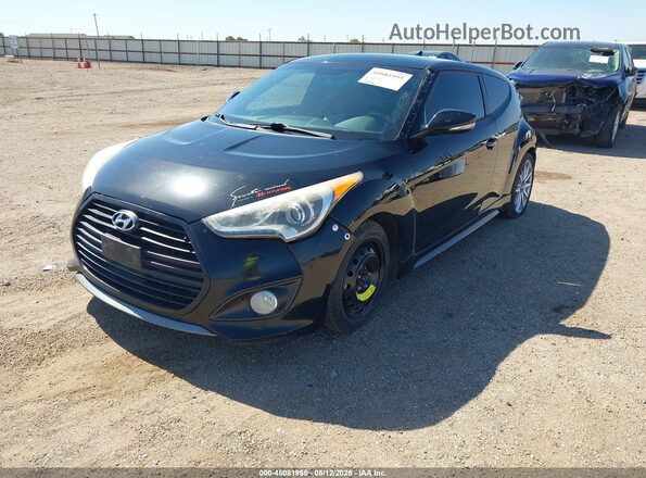 KMHTC6AE1GU257846 2016 HYUNDAI VELOSTER Black 