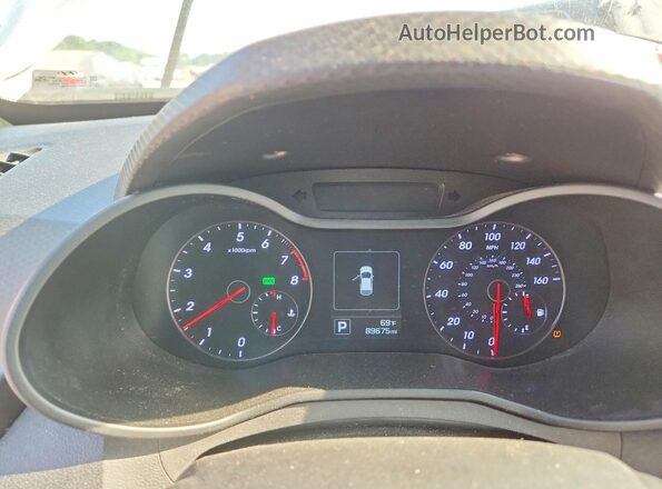 KMHTC6AE2GU302454 2016 HYUNDAI VELOSTER White Սարքավորումների վահանակի տեսք