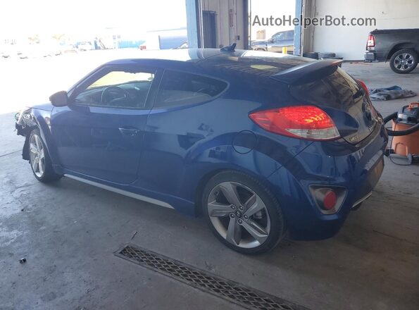 KMHTC6AE2HU310359 2017 HYUNDAI VELOSTER Blue Rear left