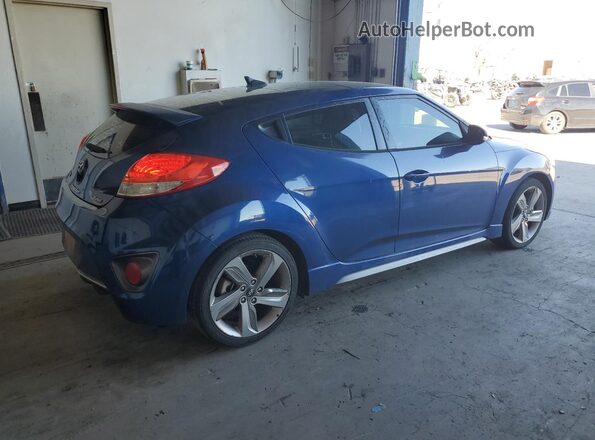 KMHTC6AE2HU310359 2017 HYUNDAI VELOSTER Blue Rear right