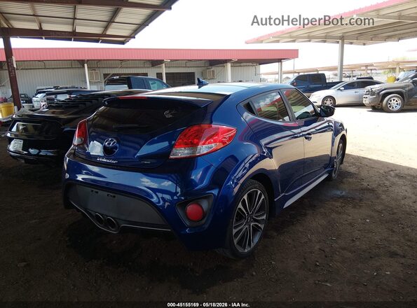 KMHTC6AE3GU285485 2016 HYUNDAI VELOSTER Blue Tył prawy