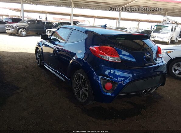 KMHTC6AE3GU285485 2016 HYUNDAI VELOSTER Blue Tył lewy