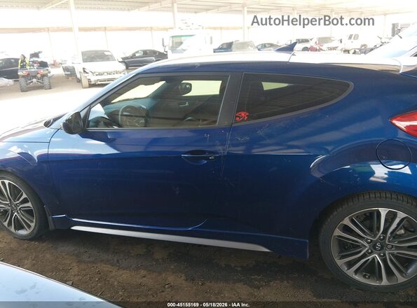 KMHTC6AE3GU285485 2016 HYUNDAI VELOSTER Blue Widok wnętrza 360 stopni
