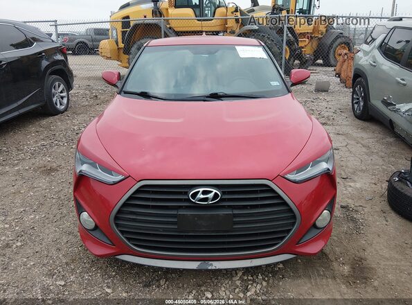 KMHTC6AE8HU309409 2017 HYUNDAI VELOSTER Red 