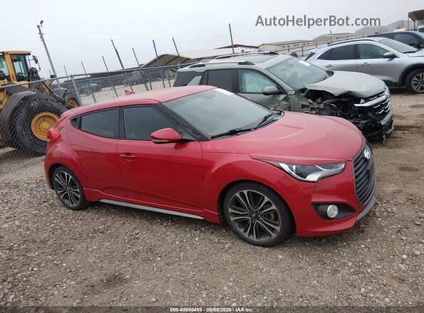 KMHTC6AE8HU309409 2017 HYUNDAI VELOSTER Red 