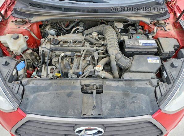 KMHTC6AE9GU273325 2016 HYUNDAI VELOSTER Red Вид задньої частини салону