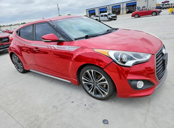 KMHTC6AE9GU273325 2016 HYUNDAI VELOSTER Red Передня права чверть