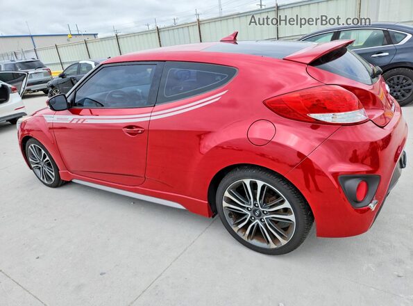 KMHTC6AE9GU273325 2016 HYUNDAI VELOSTER Red Задня ліва чверть