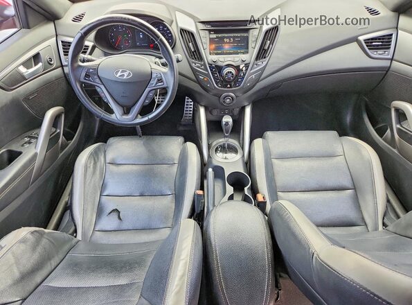 KMHTC6AE9GU273325 2016 HYUNDAI VELOSTER Red Вид панелі приладів