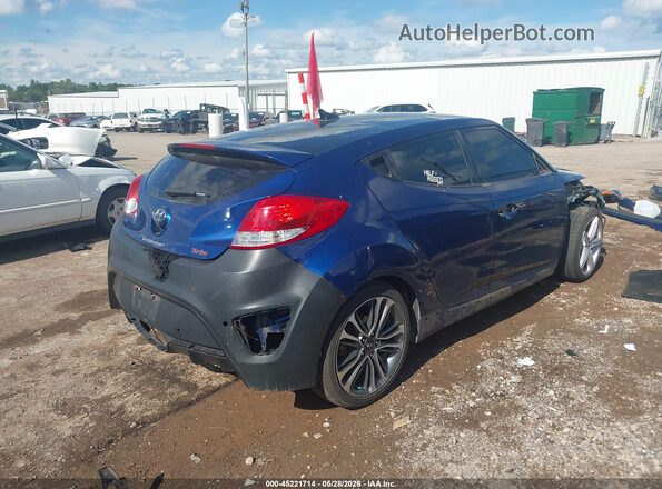 KMHTC6AE9HU309788 2017 HYUNDAI VELOSTER Blue Rear right