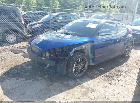 KMHTC6AE9HU309788 2017 HYUNDAI VELOSTER Blue Front left