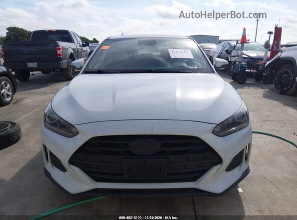 KMHTG6AF1LU024606 2020 HYUNDAI VELOSTER Белый Вид щитка приборов