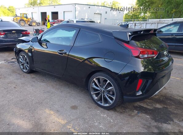 KMHTG6AF2LU028423 2020 HYUNDAI VELOSTER Black უკანა მარცხენა