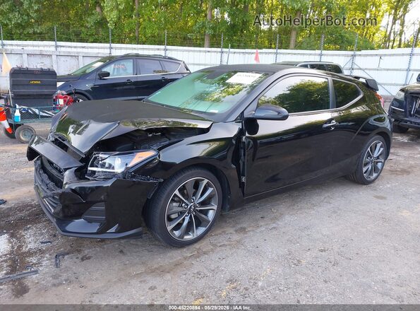 KMHTG6AF2LU028423 2020 HYUNDAI VELOSTER Black წინა მარცხენა ხედი სამი მეოთხედიდან