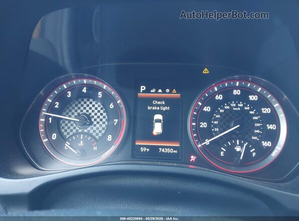 KMHTG6AF2LU028423 2020 HYUNDAI VELOSTER Black უკანა სავარძლების ხედი