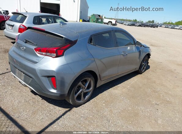 KMHTG6AF3KU006431 2019 HYUNDAI VELOSTER Серебряный Задняя правая четверть