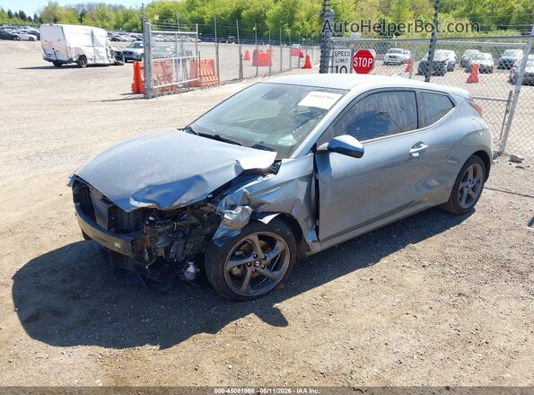 KMHTG6AF3KU006431 2019 HYUNDAI VELOSTER Серебряный Передняя левая четверть