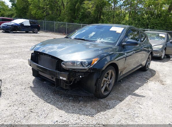 KMHTG6AF3LU020802 2020 HYUNDAI VELOSTER Gray Առջևի ձախ երեք քառորդ տեսարան