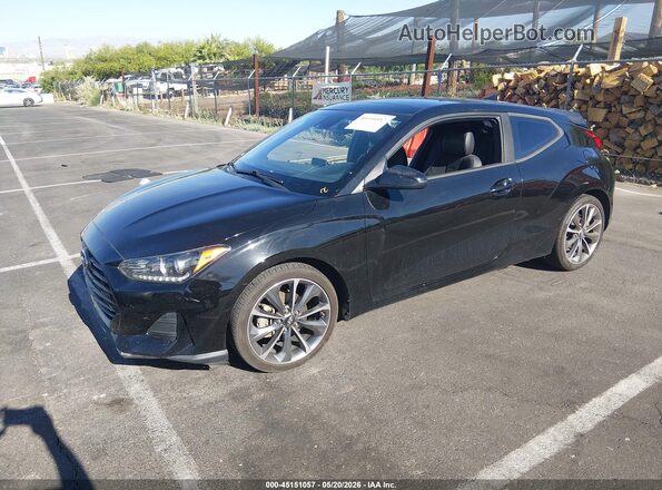 KMHTG6AF4KU009886 2019 HYUNDAI VELOSTER Black Front left