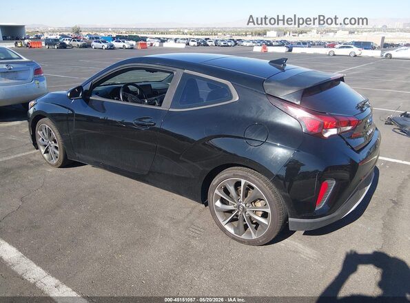 KMHTG6AF4KU009886 2019 HYUNDAI VELOSTER Black Rear left