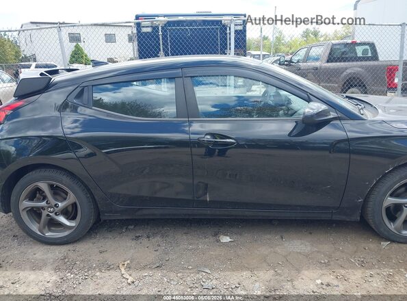 KMHTG6AF6KU003913 2019 HYUNDAI VELOSTER Black Widok wnętrza z tyłu