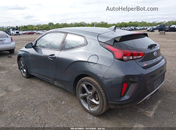 KMHTG6AF6KU008996 2019 HYUNDAI VELOSTER Gray Հետևի ձախ