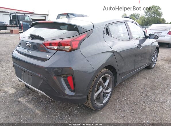 KMHTG6AF6KU008996 2019 HYUNDAI VELOSTER Gray Հետևի աջ