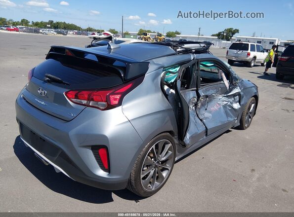 KMHTG6AF6MU032654 2021 HYUNDAI VELOSTER Silver უკანა მარჯვენა