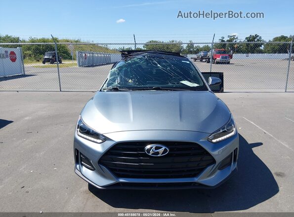KMHTG6AF6MU032654 2021 HYUNDAI VELOSTER Silver უკანა სალონის ხედი