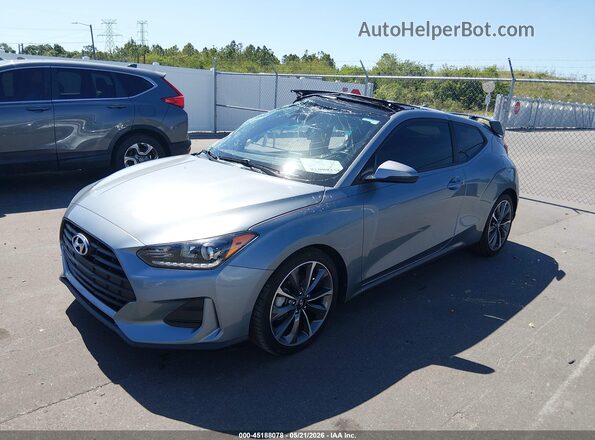KMHTG6AF6MU032654 2021 HYUNDAI VELOSTER Silver წინა მარცხენა ხედი სამი მეოთხედიდან