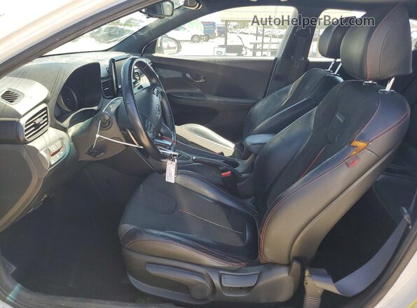 KMHTG6AF9KU007521 2019 HYUNDAI VELOSTER White Vista interior delantera