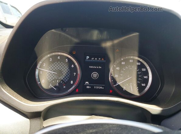 KMHTG6AF9KU007521 2019 HYUNDAI VELOSTER White Vista del cuadro de instrumentos