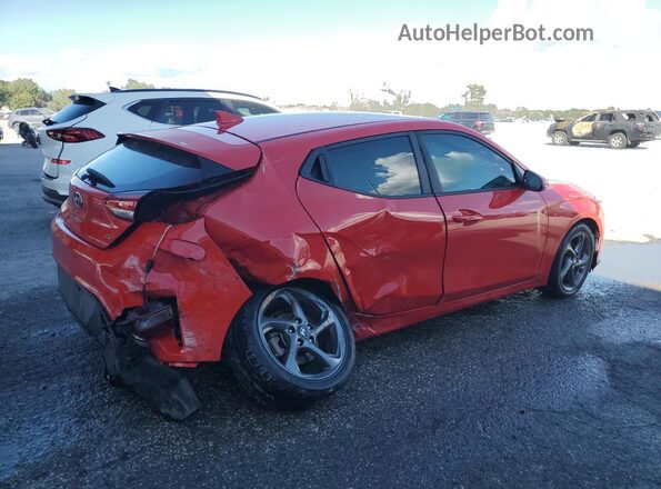 KMHTG6AF9KU014808 2019 HYUNDAI VELOSTER Red 