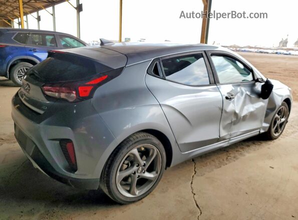 KMHTG6AFXKU010458 2019 HYUNDAI VELOSTER Gray Rear right