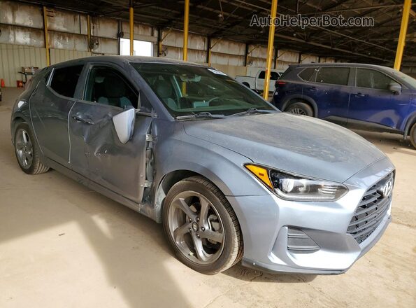KMHTG6AFXKU010458 2019 HYUNDAI VELOSTER Gray Front right