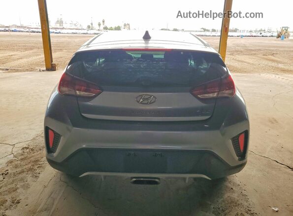 KMHTG6AFXKU010458 2019 HYUNDAI VELOSTER Gray Rear view