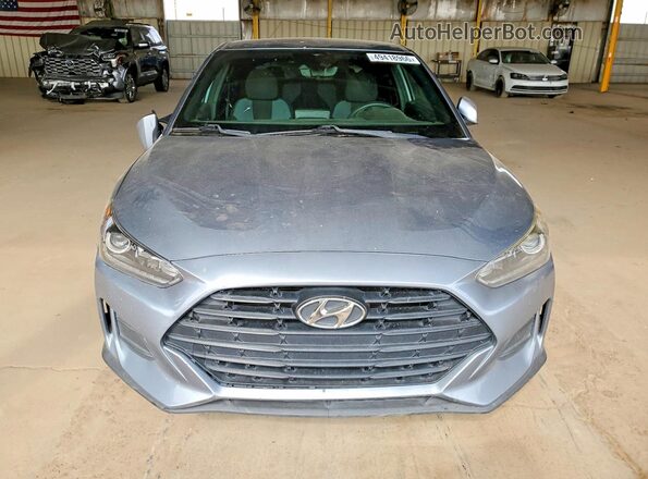 KMHTG6AFXKU010458 2019 HYUNDAI VELOSTER Gray Front view