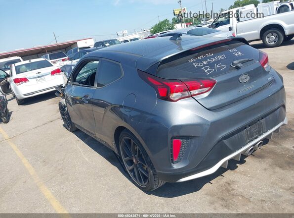 KMHTH6AB2LU031140 2020 HYUNDAI VELOSTER Gray Trasero izquierdo