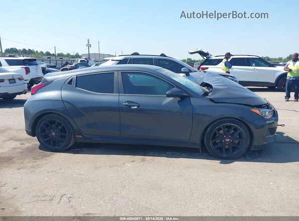 KMHTH6AB2LU031140 2020 HYUNDAI VELOSTER Gray Vista del cuadro de instrumentos